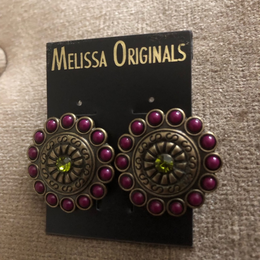 4-sale Melissa Originals Concho Costume Earrings - 605 $12 or $9 w/offer 🎉